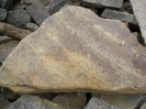 Sandsteinplatte mit Rippelmarken